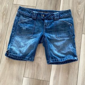 VGUC American Eagle Size 2 Denim Jean Shorts Teen Tween